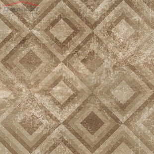 Плитка Idalgo Базальт коричневый декор матовая MR (59,9х59,9)